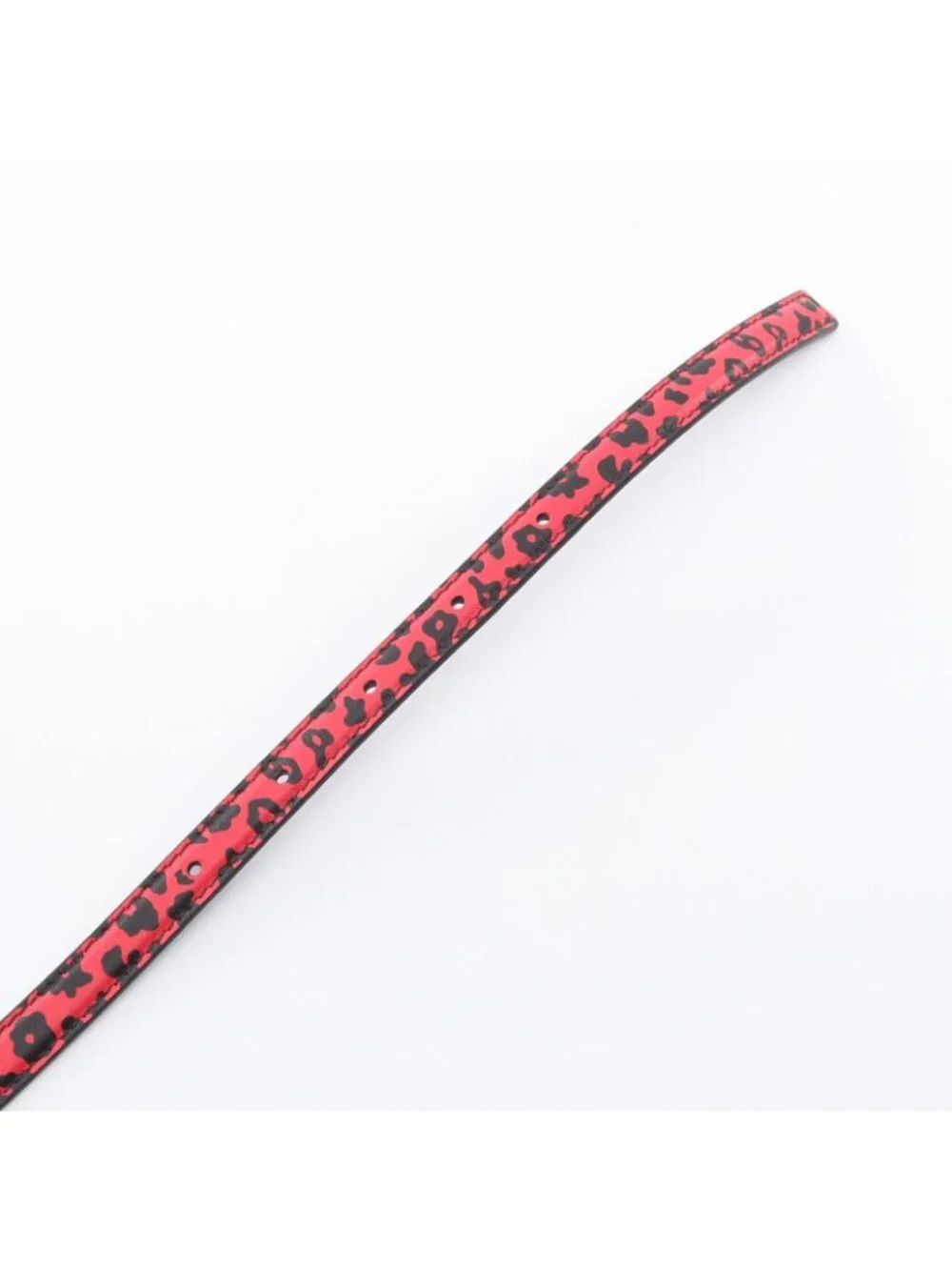Dior Belt CD Logo Leopard Leather